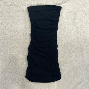 NWT Express Sexy Basic Strapless Black Dress